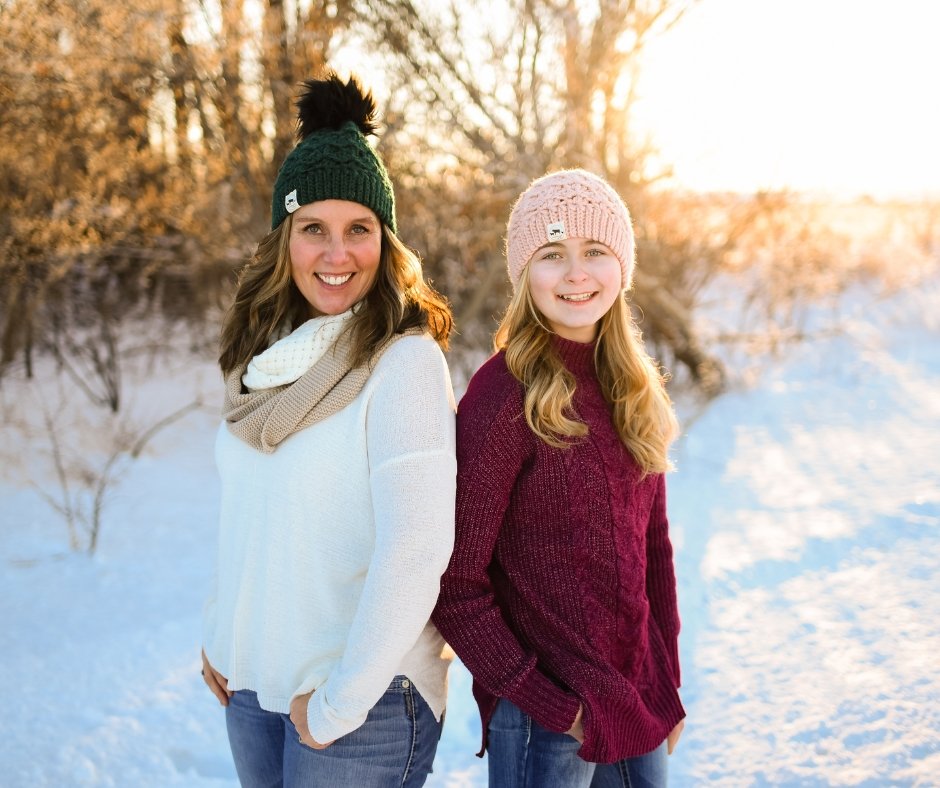 Blush Alpaca Blend Wool Crochet Hat with Pom - a-Farm-girl-bytess | Handmade Alpaca Wool Winter Hats for Women